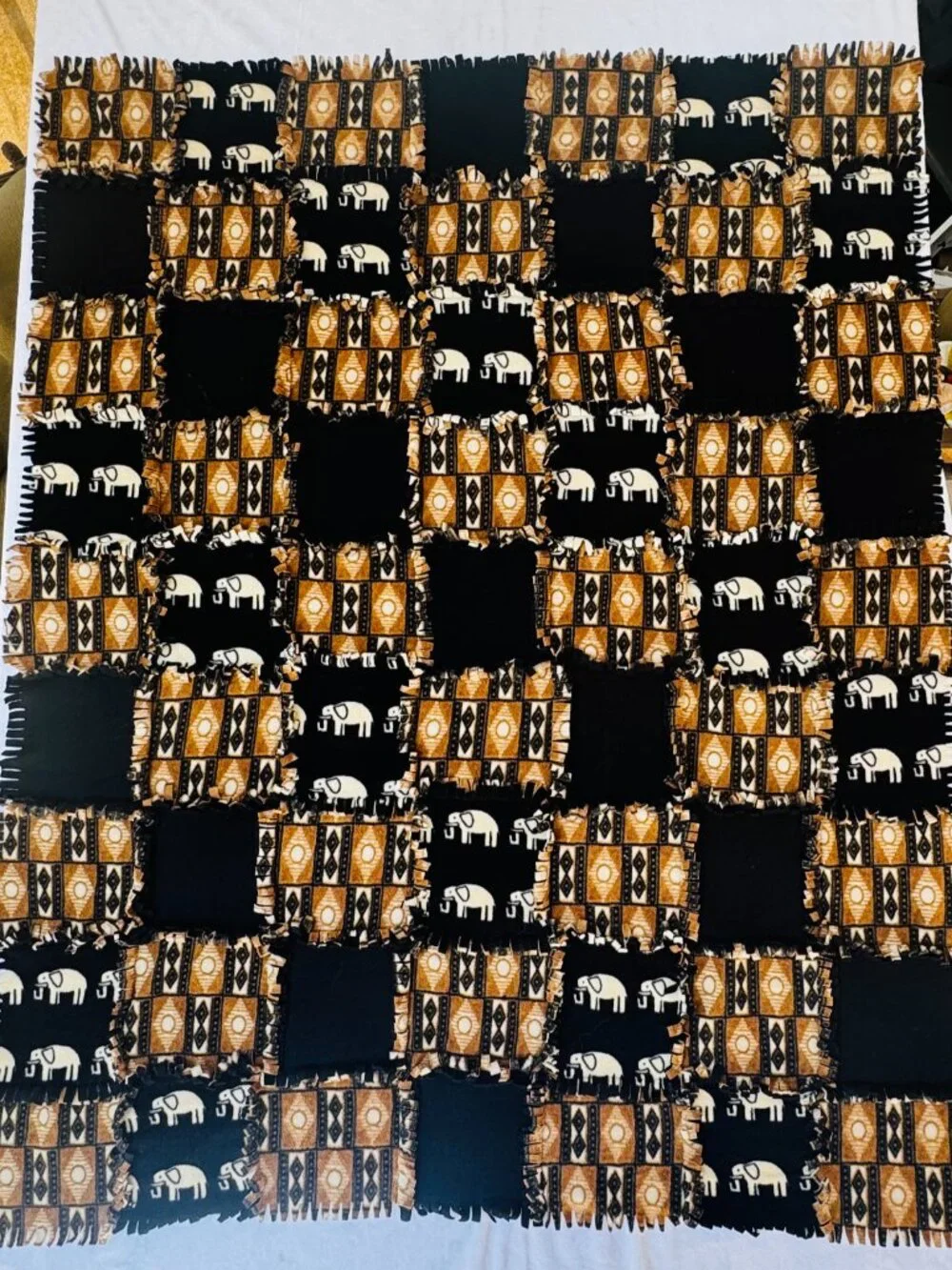 Handmade Fleece Blanket 49x64
